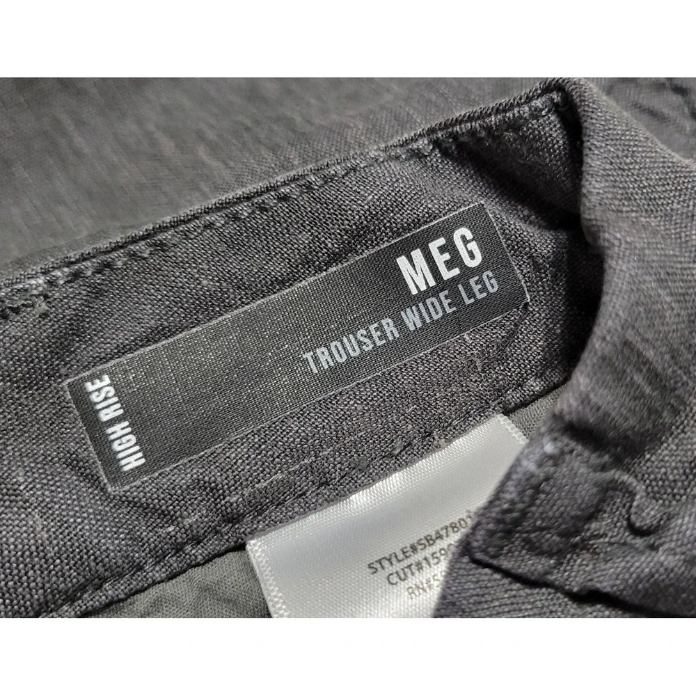 KUT from the Kloth Linen-Blend Trouser Wide Leg Pants